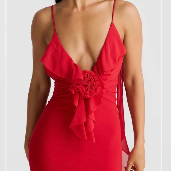 Melanie the label red maxi dress - Picture 5 of 6